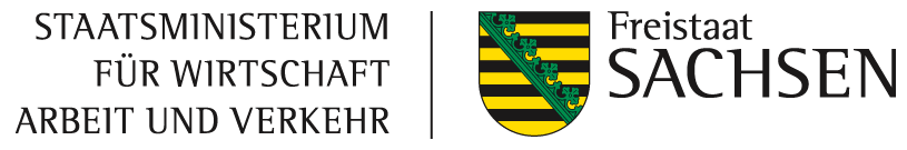 Logo: Staatsministerium für Wirtschaft, Arbeit und Verkehr