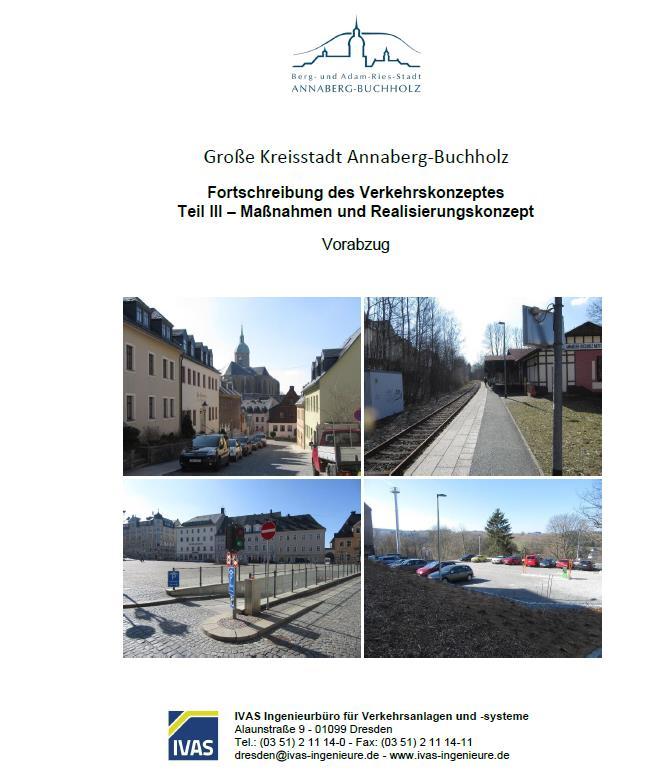 Vorschau Dokument: Verkehrskonzept Annaberg-Buchholz - Entwurf Maßnahme- und Realisierungskonzept - download Dokument